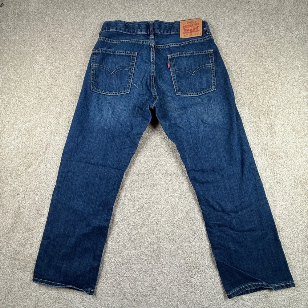 Levis 514 Straight Leg Jeans Dark Wash Blue Denim Mens 30x26 (Actual 30x24.5)